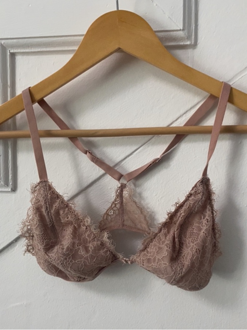 Lace Bralette in Dusty Rose - Women's Intimates